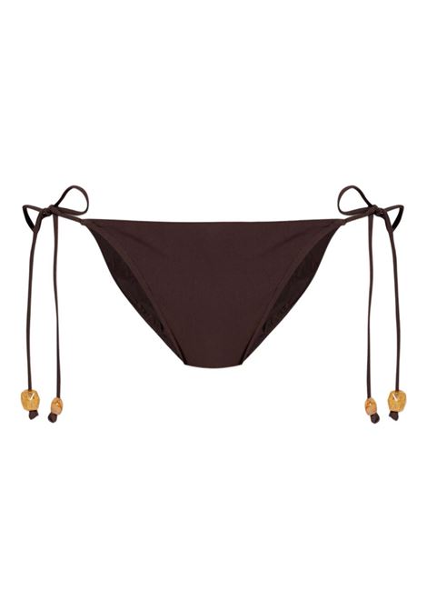Brown beated bikini bottom tory burch - women